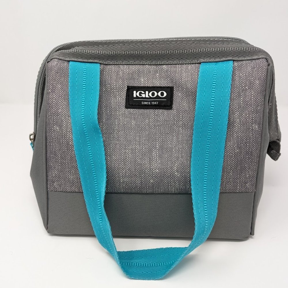 Cooler Soft Sided Bag Leftover Tote 9 Can, Gray